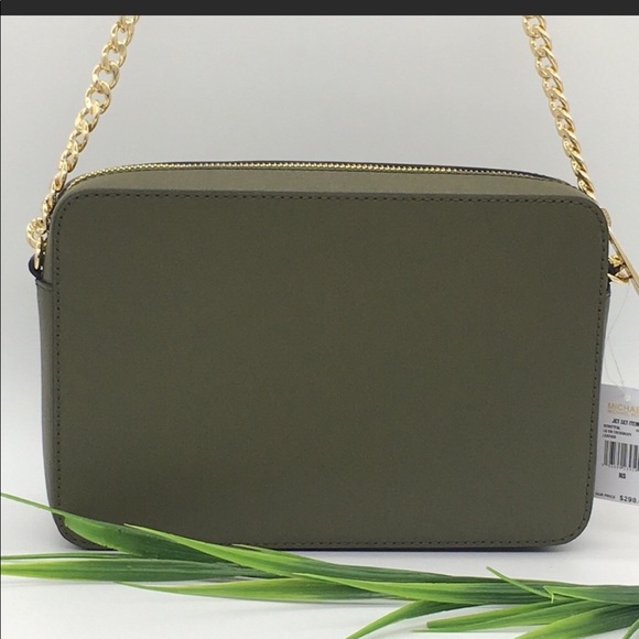 MICHAEL KORS LG EW CROSSBODY Bag Olive 35T8GTTC9L - Picture 4 of 7